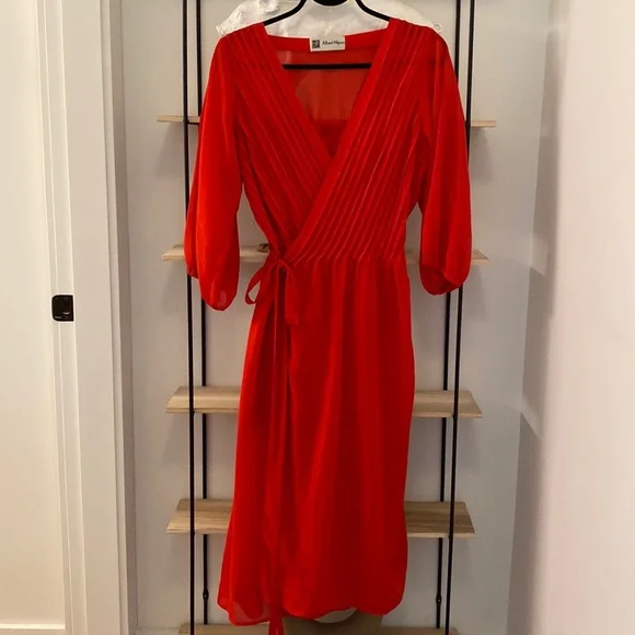 VINTAGE ✨ Albert Nipon wrap dress - Picture 1 of 4